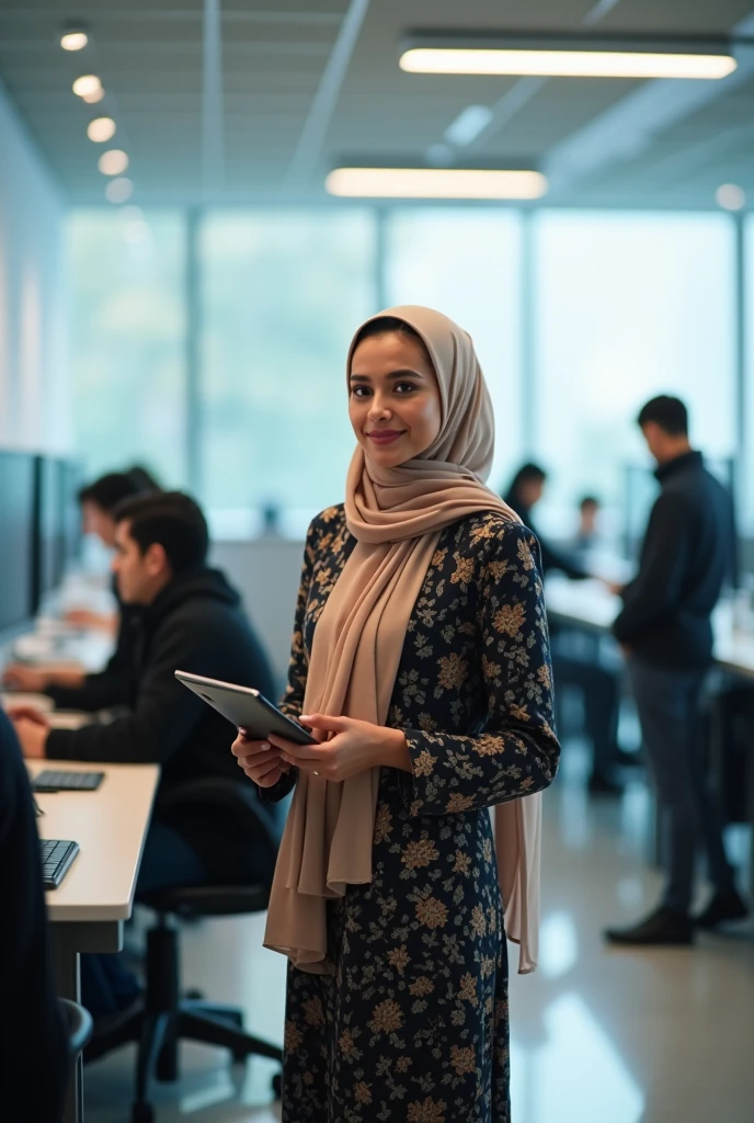 Office woman hijab