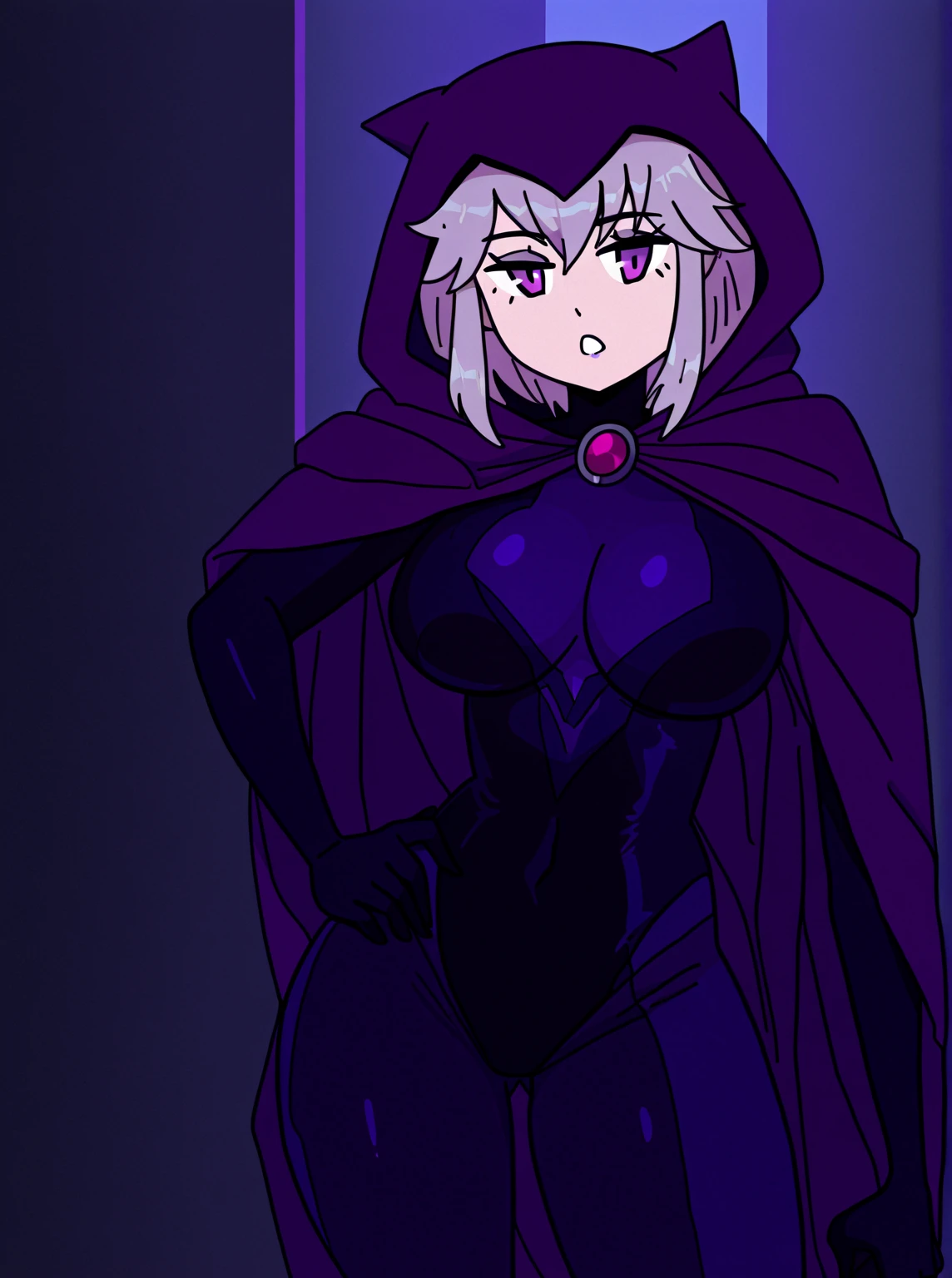 carmilla, medium breasts, black dress. by white, beautiful face, blue eyes, (masterpiece1.2), Best Quality, absurdities, High resolution, extremely detailed wallpaper, perfect lighting, from below, blue eyes, castillo, view of the castle, outdoors, de evening, evening, at night, pussy, spread legs, NSFW, +18, ((silver mask))