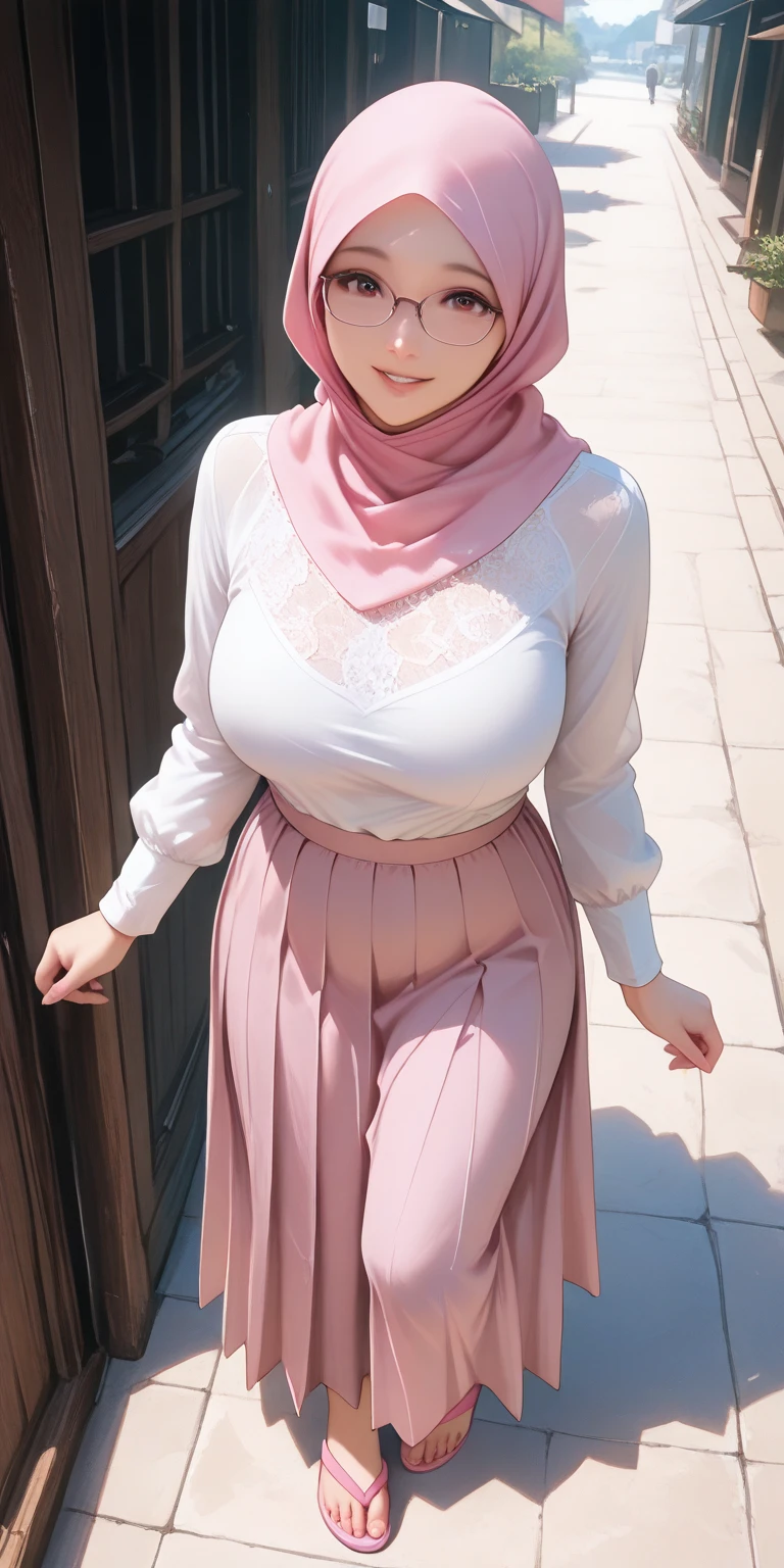 Hijab big breast realistic
