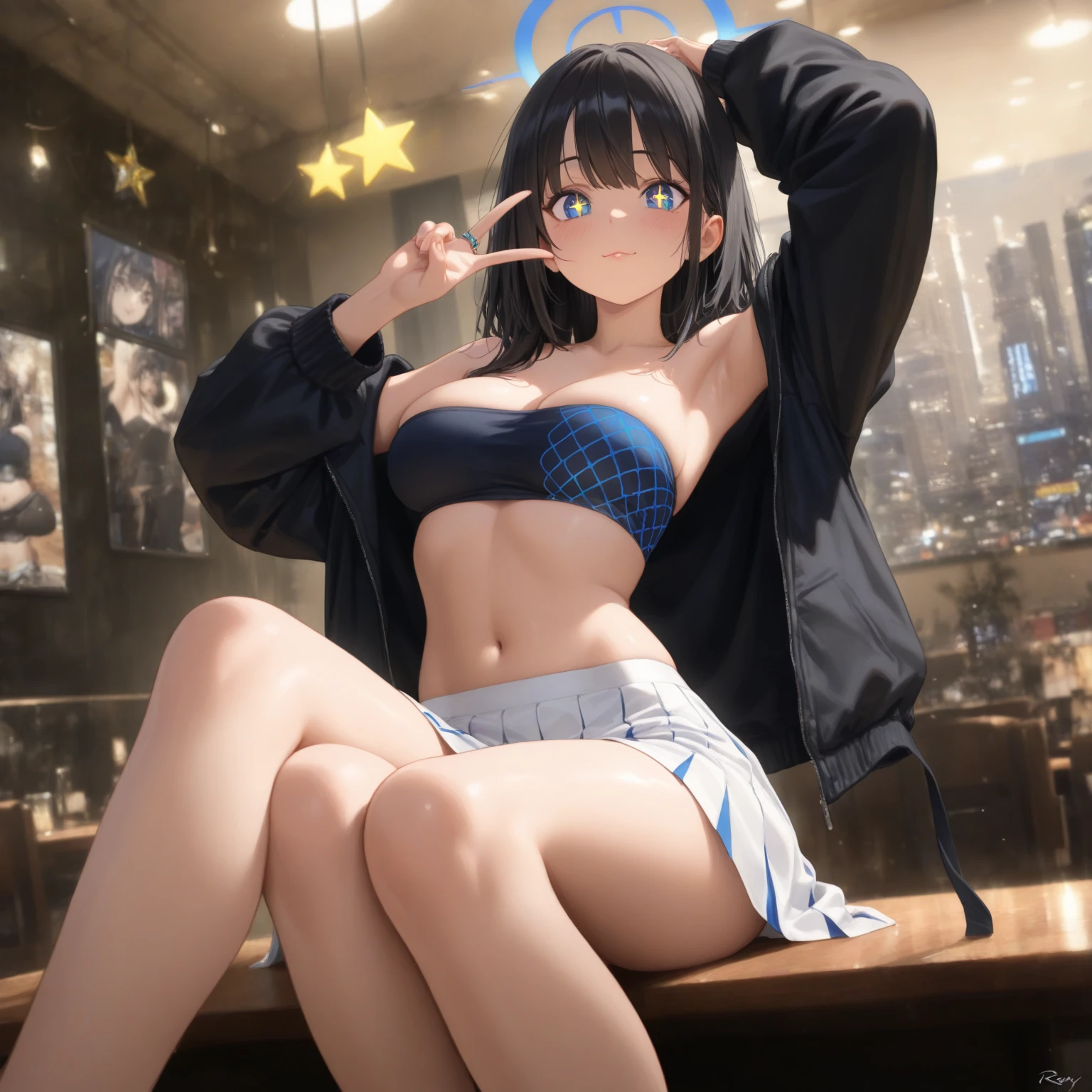 (nsfw), ((((With the microphone)))),  photograph, ((heavy rain)), Wet, (((topless, Light blue micro bikini bra, nipslip, Underboob, ))),  , cute, Sweat, (masterpiece, Highest quality, 8K ultra-high resolution:1.4), Pokemon Riko, (City, 台Wind, 非常に強いWind: 1.4), Written boundary depth, Focus of the film, From a dramatic angle, Emotional composition, Emotional engine full throttle BREAK Young and cute, Slender body, Flat Chest, Provocative, ((Embarrassed face)), Highly detailed glossy skin,Sweat,  Shorts, Wet and shiny thighs, 完璧なPokemon Rikoトップブレイク
, Wind, detailed in the Wind, petals dancing in the Wind
BREAK
ultra detailed crystal eyes, Eyes like shining jewels