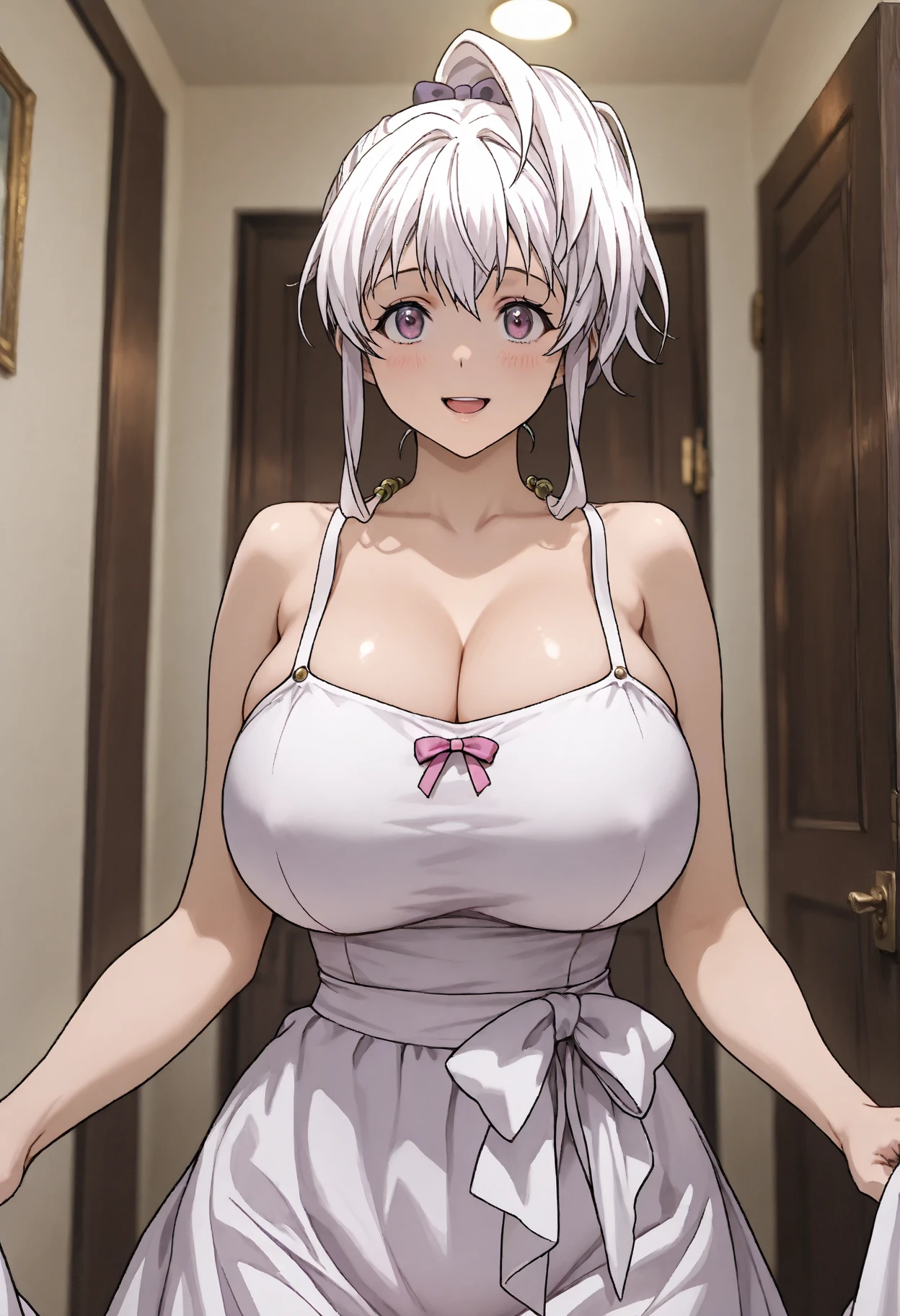 (((masterpiece))),fuyumi itadori, Anime girl characters, 1girl, solo, looking at viewer, medium hair, cleavage, closed mouth, collarbone,Naked, tall girl, horny, big ass, beautiful face,Charming, anime visual of a cute girl, screenshot from the anime film, & her expression is solemn, ahegao face, in the anime film, in an anime, anime visual of a young woman, she has a cute expressive face, still from anime, perfect breasts, she is tall, All bodies visible, ahegao face, the face is ahegao, she is horny, A perverted face, she so perverted, she smile so perverted, hd picture, 4k quality, details of the face is so good, bigger breasts,she is tall,cute face, All bodies visible, stand,