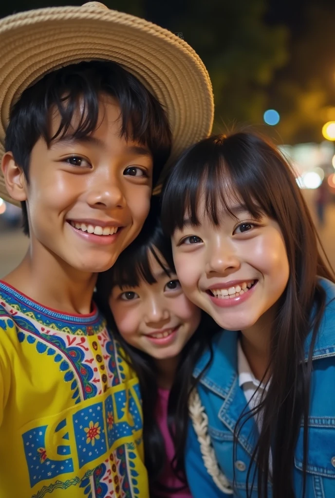 Countryside summer festival、Gion Festival、Opening a store、stall、firework、firework大会、The kids、Cute kids