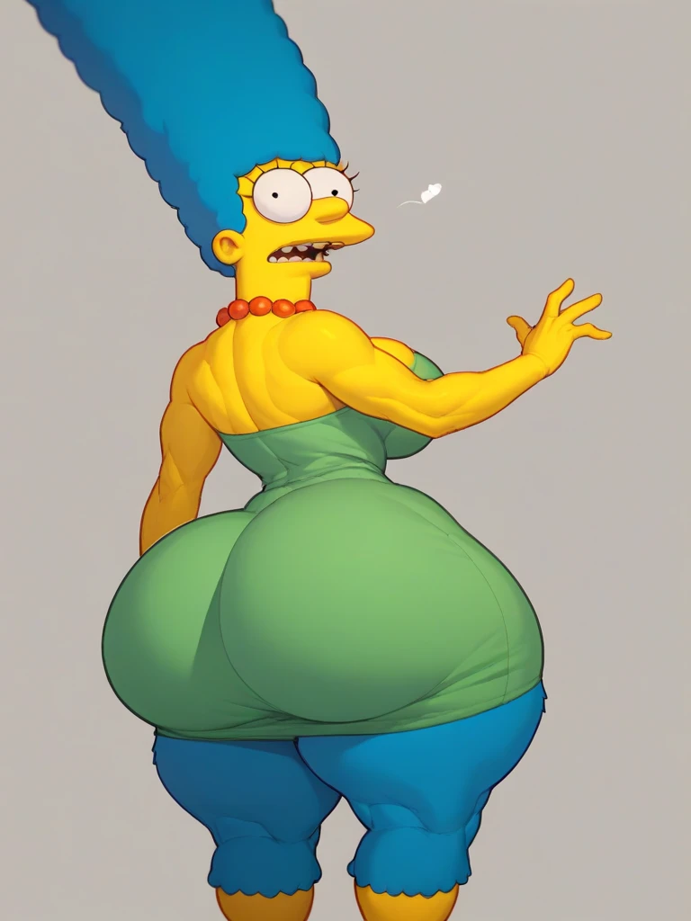 <lora:Yzma:0.7> 2d cartoon, anatomically correct, masterpiece, best high quality, ultra details, realistic, RAW Photo, perfect anatomy, 4k, 8k, quality lighting, detailed hands, detailed eyes, Yzma, elderly, woman, (nude), black hair, wrinkled pale skin, big sagging breasts, (black eyes:1.1), wide hips, looking at viewer, low angle, back view, grab ass, cellulite <lora:BGV5EX:1> <lora:add_detail:1>