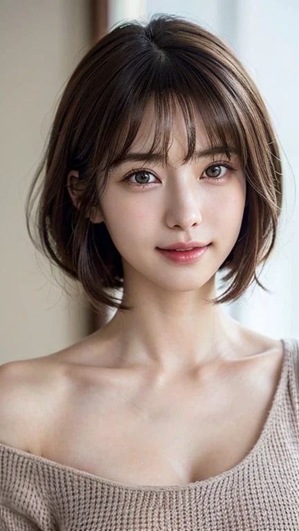 (highest quality,8K quality,masterpiece:1.3,),(超A high resolution:1.3,Photorealistic:1.4,Raw photo:1.2),(Ultra-detailed:1.2,Glowing Skin,Detailed skin:1.1),(Detailed face,Perfect Anatomy,Caustics:1.2), (Symmetrical eyes:1.3),1 girl,cute,Japanese,22 years old,Japanese Ido,Natural brown hair,Short hair curled outwards,cute目,Natural Makeup,Laughter,Looking at the camera,On the face,Face Focus,Street Corner,Professional Writing,Natural soft light,Completely naked,NSFW