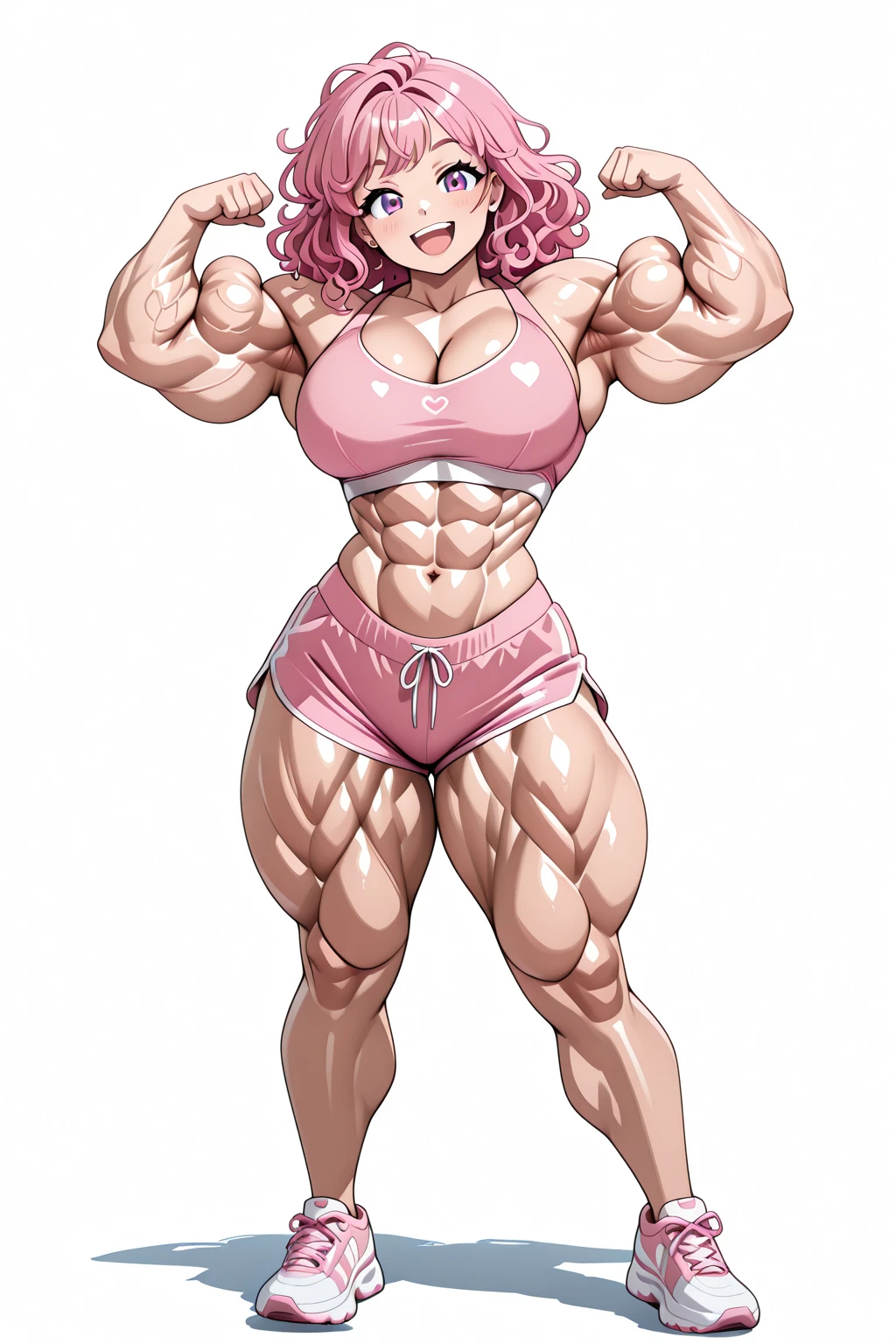 masterpiece, 4k, portrait, cowboy shot, (PLAYGROUND BACKGROUND), professional artwork, intricate details, colorful, digital blending, (ultra detailed body, ultra detail hair, ultra detail face), trending on pixiv, kind smile, best quality, anime style: 1.9, 1girl, hires, haruno sakura, (forehead mark, milf, red hairband, pale skin, (small breasts), short hair, ((red bikini)), ((navel, belly button), slender body, slender belly, bracelet, pink hair, open mouth, big eyes), smile, beach, wind, floating hair, detailed arms, off-shoulders, broad shoulders, (((both) hands spreading to both sides)), fancy couch, relaxing, laying, talking, looking at the viewer))), (((flexing))), (((ultra detailed arms)))). (((curvy: 1.2))),muscular,female,bodybuilder,strong,toned physique,ripped muscles,lean body,fitness enthusiast,empowered,confident,posing on the stage,determined expression,fierce competition,bulging biceps,sweat dripping,veins popping,athletic physique,intense workout sessions,strong legs,bulky shoulders,disciplined lifestyle,dedicated training regimen,fitness inspiration,endurance,unstoppable force,barbell,weights,exercise equipment,stamina,perseverance,sculpted arms,powerful presence,fitness model,athleticism,competition preparation,high-intensity training,competition stage,striking physique,mental fortitude,motivation,hard work,persistence,inspiring,admired by others