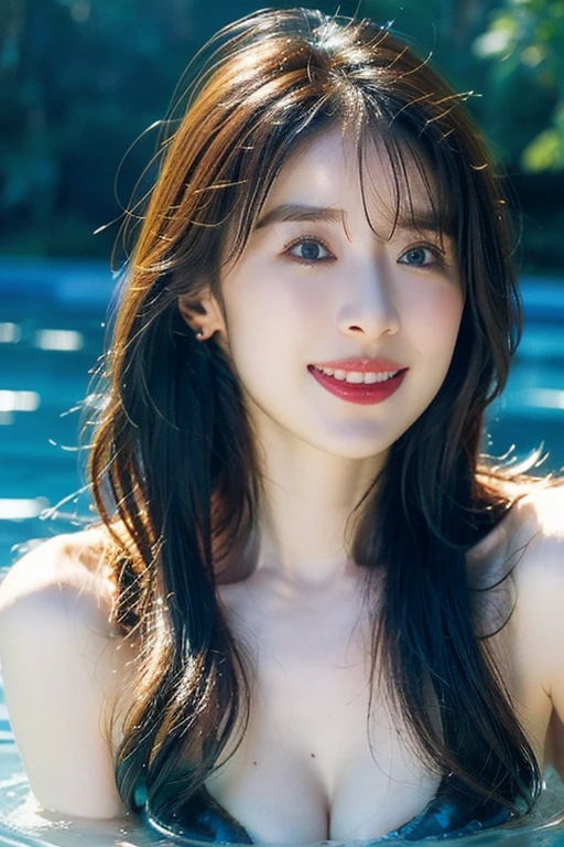 table top、highest quality、figure、super detailed、finely、High resolution、8k wallpaper、Perfect dynamic composition、beautiful and fine eyes、She is a bikini model、natural lip color、big breasts、natural hair、whole body、