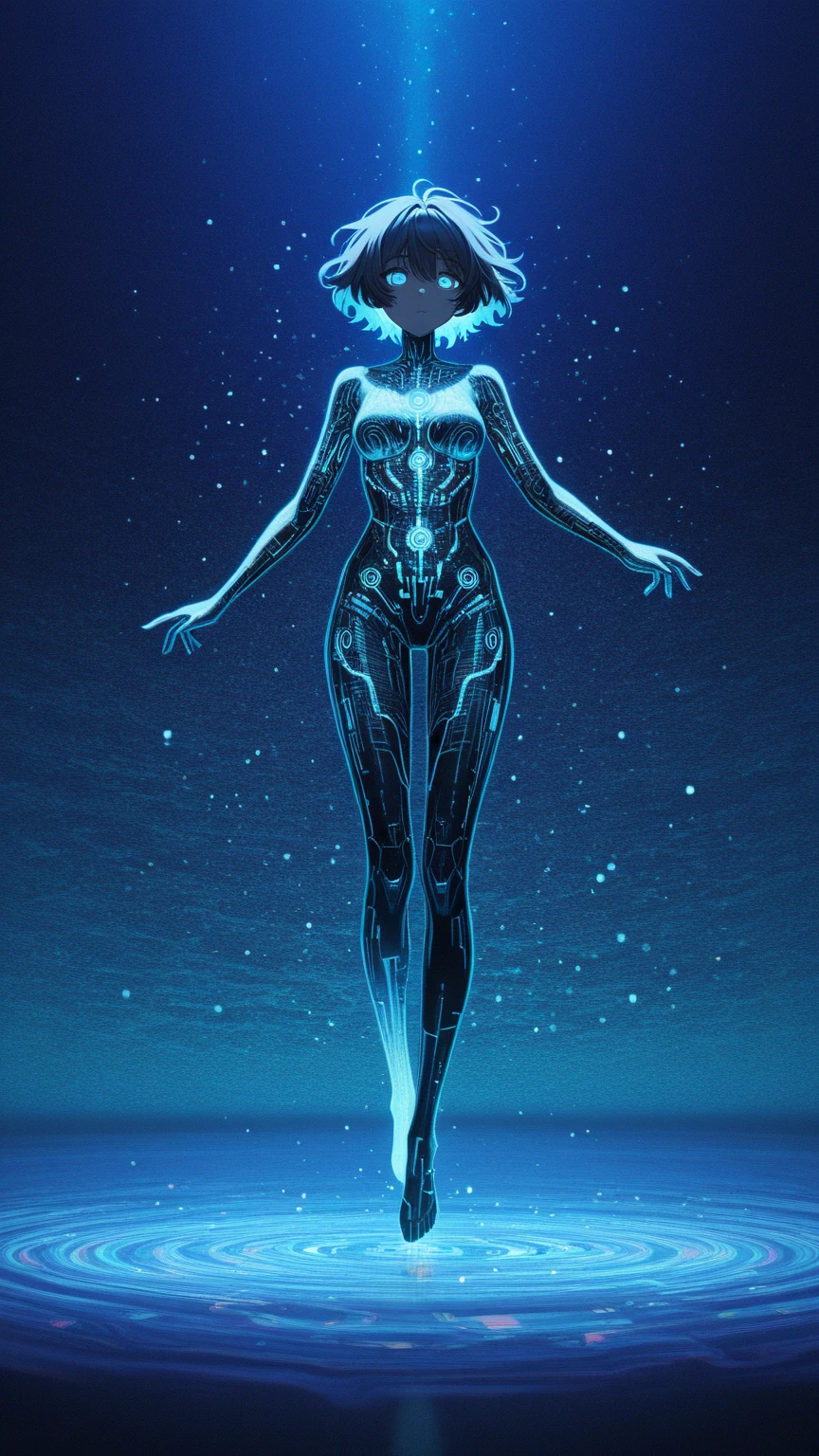 Translucent ethereal mechanical girl,Futuristic girl,Mechanical joint background,model shoot style, (extremely detaild的 CG unified 8k wallpapers), The beauty of abstract style,,hyper realisitc, 8K, super detailing, Best quality at best, Award-Awarded, Anatomically correct, 16k, super detailing