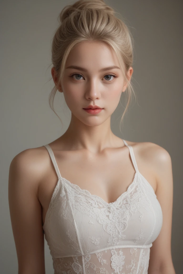blonde woman in black leather bra posing for a photo, blond goddess, angelawhite, ava max, blond, amaranth, a gorgeous blond, perfect white haired girl, lacy, 18 years old, 22 years old, pale white skin, Kailee Mandel, 2 4 year old female model, very pale white skin, busty