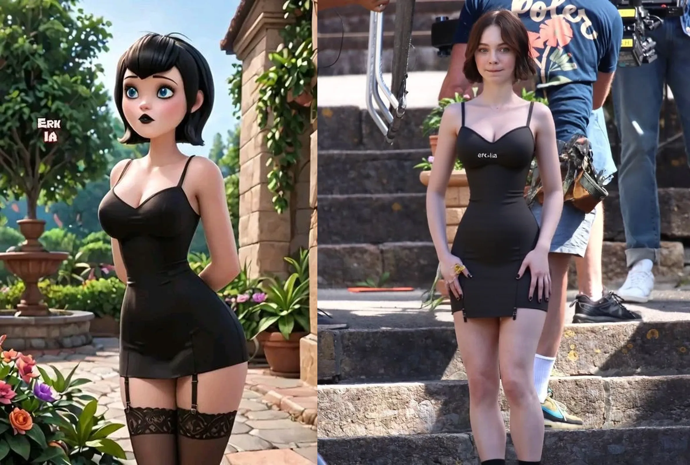 Dark-haired anime girl in pink swimsuit and corset, 16 anos, corpo bonito, seios grandes, com as hands on chest, hands on chest, Garota sensual, purple cabelo, mechas de cabelo laterais, mechas de cabelo na lateral do rosto, beautiful lighting, sombras suaves, olhos azuis, pernas bonitas, cabelo curto, estilo anime, personagem Akane Tendo, Autora Rumiko Takahashi, Baseado em obra de Rumiko Takahashi, Anime Ranma 1/ 2, decote sensual, quadril robusto, corpo inteiro, corpo inteiro, busto grande, garota jovem com corpo belo e bonito, sandals on his feet, garota 16 anos jovem, usando maiô e corset pink, garota anime, estilo anime, beautiful feet in sandals, 45° viewing angle, ao ar livre, peito grande, seios bonitos, cabelo preto, sandals on the feet, pernas bonitas, sensual, belas pernas, Sandalias, seios grandes, corpo completo, corpo inteiro, feet with sandals, anime realista, saia, saia 
