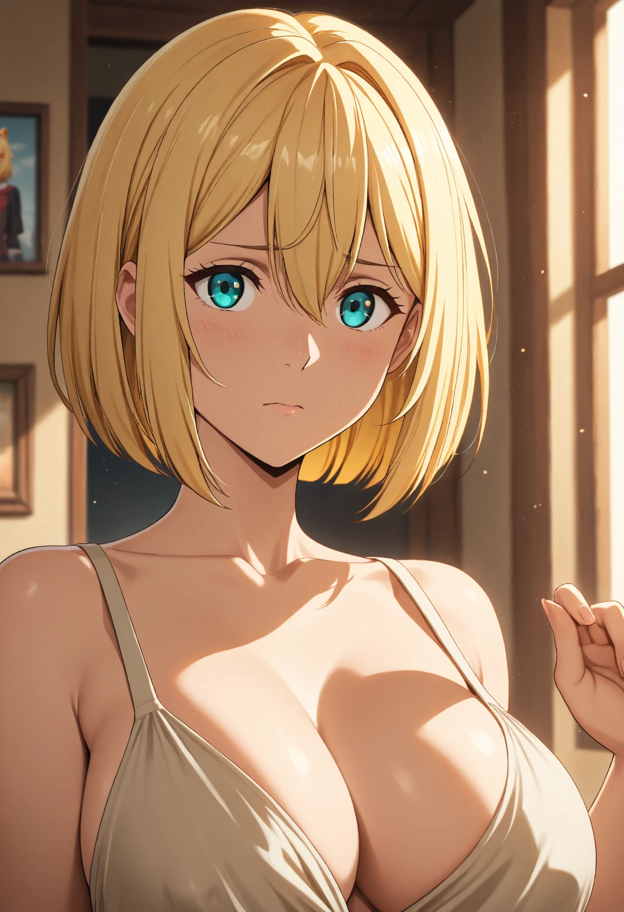 (night:1.7), Japan, Tokyo, City View, In front of the window,
Stand in an upright and immobile position,In a room with walls and a door,Upper Body,
White,Long sleeve,chestの谷間, clavicle, kimono, kimono,
Blonde, blue eyes,short hair,
1 girl, 24-years-old,Mature Woman,beautiful Finger,beautiful long legs,beautiful body,beautiful Nose,beautiful character design, Perfect Eyes, perfect face,
View your viewers, Center the image,
Browsing Caution,Official Art,Very detailed CG ユニティ 8k 壁紙, Perfect lighting,colorful, bright_front_face_Lighting,
(masterpiece:1.0),(Highest_quality:1.0), 超High resolution,4K,Very detailed,
photograph, 8k, High resolution, High resolution, Absurd:1.2, 400 for Kodak Port, Film Grain, Blurred Background, Bokeh:1.2, Lens flare, (Vibrant_color:1.2)
(beautiful,big_chest:1.4), (beautiful_face:1.5),(narrow_Waist),