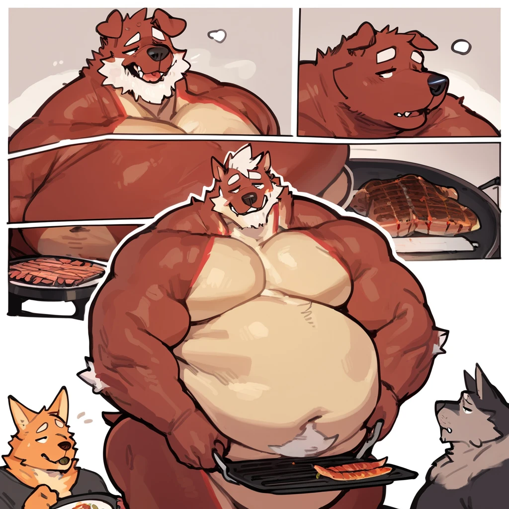 Toriel Clothes off Being roasted in grill
