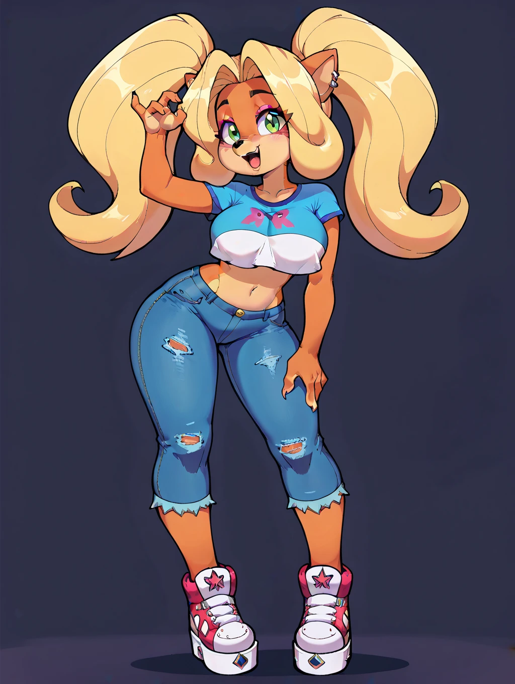 Tawna bandicoot big size cilicone tits