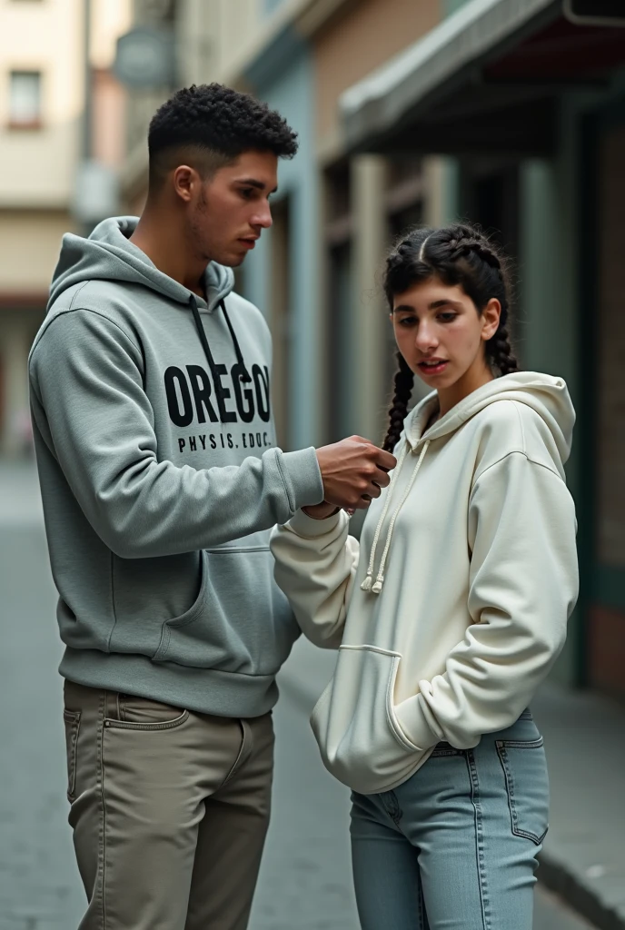 A hoodie that can be worn both outside and inside