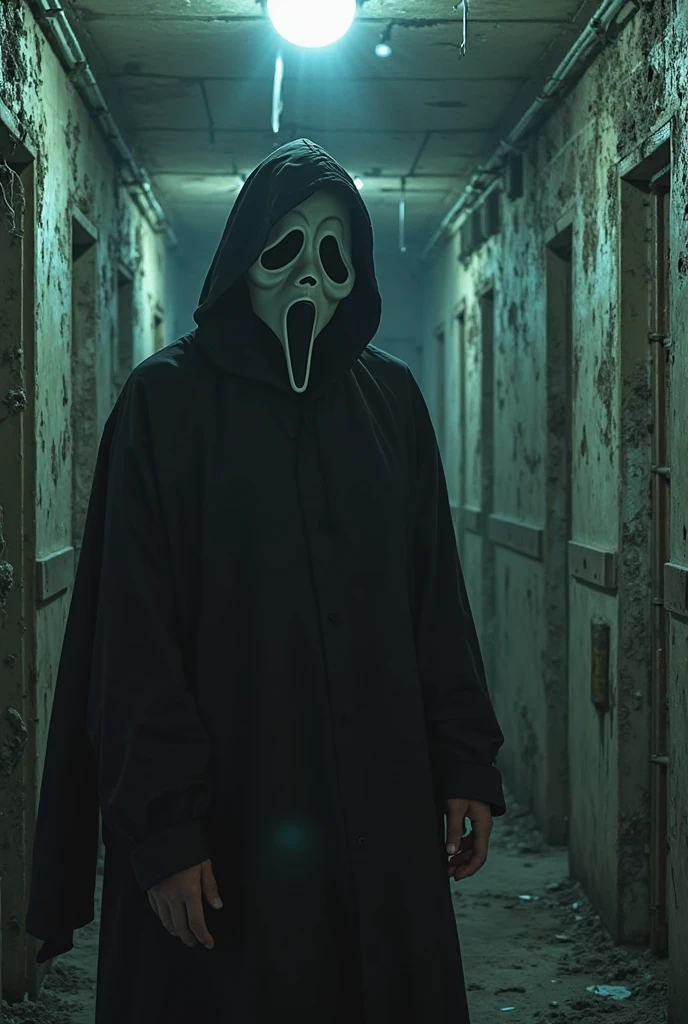 red gface <lora:ghost128d0c08505:1>