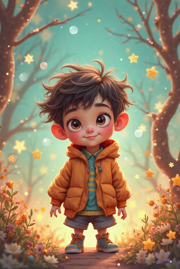 A boy who is. Dressed in pajamas and naked