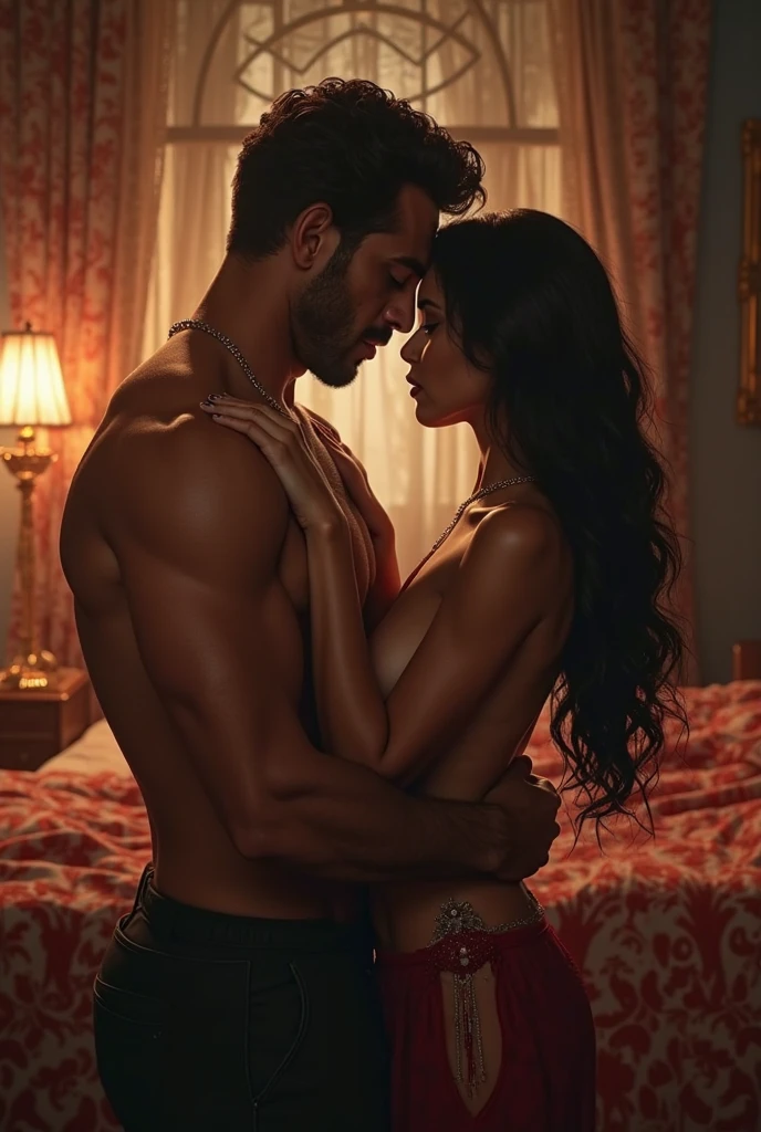 Salman Khan with Aishwarya intimate on bed