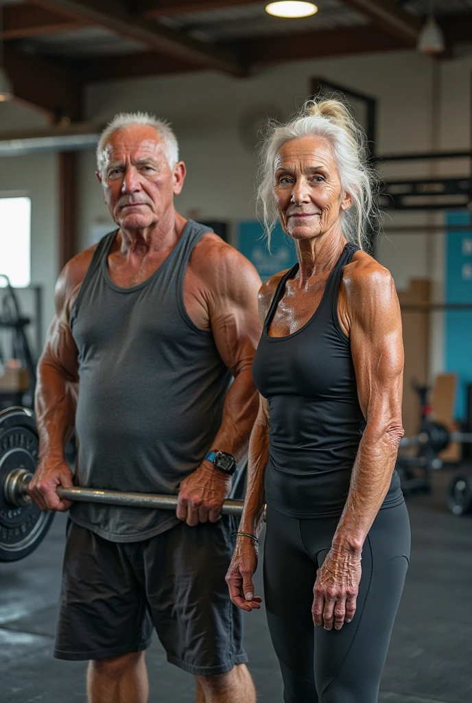Old white bodybuilder dad. blondes Haar. wet body. Strand. large pectoral muscle. Körperansicht. Rosenschale .laut lachen . niedlicher Vampir