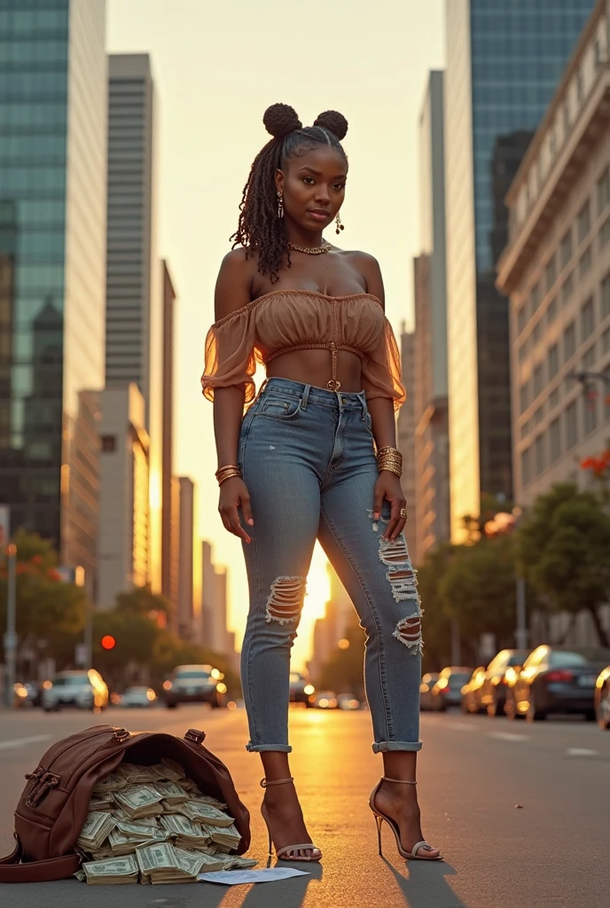 Ber_nica showing her butt in very tight clothes and smiling