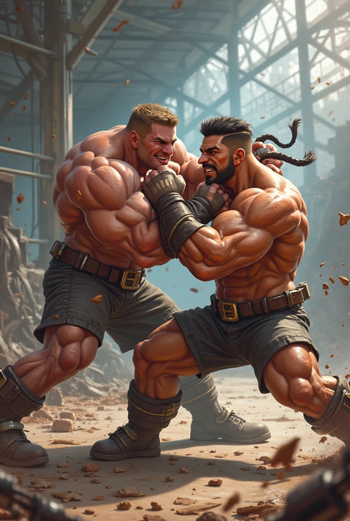 (best quality,4k,8k,highres,masterpiece:1.2),ultra-detailed,realistic:1.37,giant muscular god-like figure,extremely massive, colossal, towering over buildings, short beard and short hair, fierce eyes,fierce expression,long eyelashe,olhando para mim, wanting to catch me with your hand,imposing stature,strong build,ripped muscles,veins popping out,sturdy posture,dominating presence,godlike aura,impressive physique,brute force,unmatched strength,awe-inspiring sight,powerful hand reaching out,buildings look tiny and insignificant,cityscape filled with awe and fear,powerful aura radiating,graceful movements,The light in the background is depicted as if illuminating the gods,Materials can be photographic or rendering of lighting parties,Striking presence,The perspective highlights the mighty and fearsome power of the giants,vivid colors to enhance the vibrant atmosphere,subtle color grading to create a surreal ambiance,Intense neon lights and contrasting shadows,Extremely fine muscle texture and detailed description,A huge body compared to a tall building,a sense of epicness and grandeur in the entire scene,A shocking expression,Background details that balance and harmony with other elements,powerful hands grabbing onto buildings in a firm grip,Mechanical animation effects based on fists and footsteps,powerful gusts of wind swirling around the figure,forceful air currents creating a dynamic atmosphere.