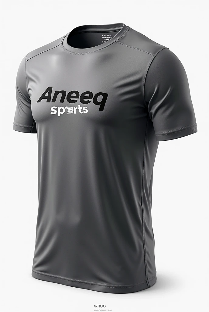 Create a front and back team jersey with black color