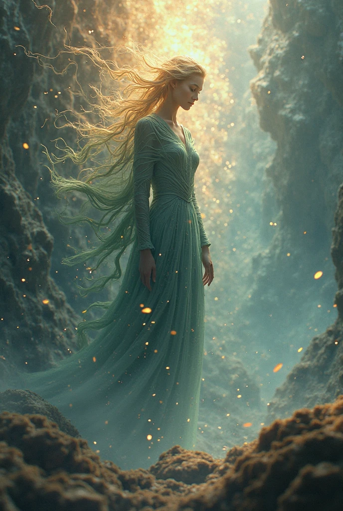 fantasy woman,,stars,illustration,oil painting,4D rendering,portrait,paint,landscape,bright colors stunning lighting,night scene,Moonlit sky,Extravagant atmosphere,soft brush strokes,ethereal,magical,mystical creature,Soft waves,shells ,wet sand,lush greens,Fairy tale,adventure,Inspirational,Childhood dreams,creative,Graceful pose,smiling face,lively eyes,charming facial expression,crown princess,floating dress