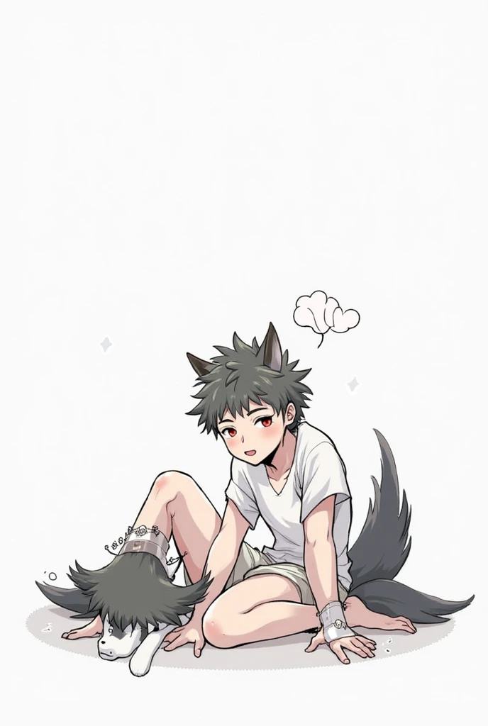 Kingdom hearts、((sky))、naked、On all fours、Brown Hair、A young boy and a wolf、cute、Spiky hair、Are crying、Looks disgusting、(Boy gets fucked from behind by liquid wolf and gets an erection)、(((bestiality)))、(Intense 、Ejaculating Semen)、In the deep dark forest、Glowing yellow eyes、