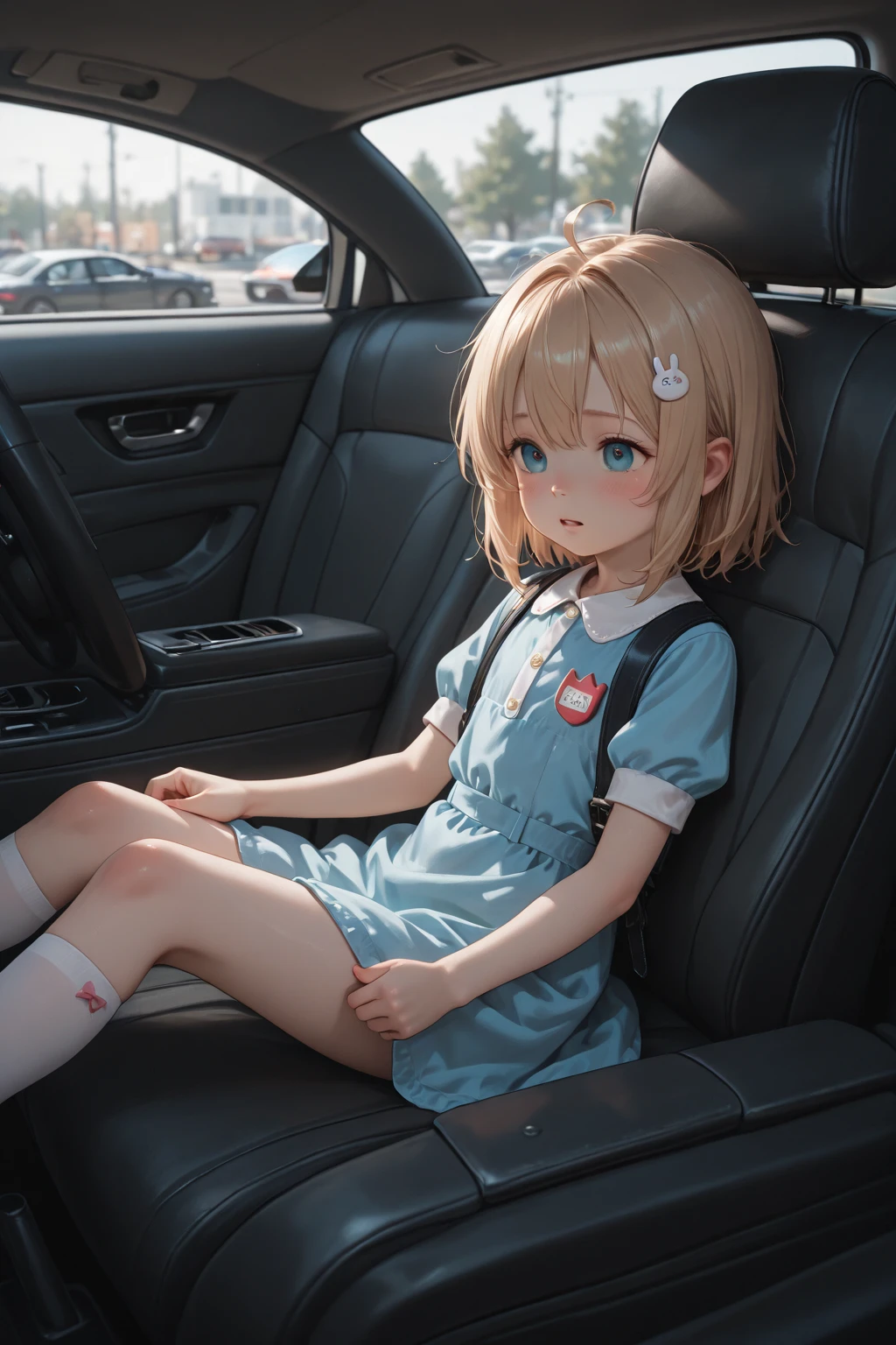 high resolution、4K、Masterpiece、2 big breasted girls、One Man、2 girls、Face-to-face sitting position、Sex、Bare your breasts、Exposing the breasts、Back seat of a car、stand、Micro Mini Skirt、No panties、Pussy、Nipples、blush、Absolute area、Masturbation、Love juice、Climax、Squirting、Full body portrait、tough、sit、Spread your legs、vibrator、黒いパンスト、オナニー、