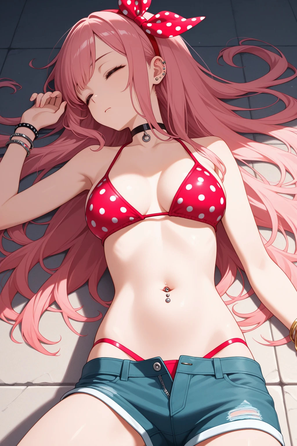 Humanity、Girl vaikuro bikini、cute out、huge and beautiful、Beds、eechi
