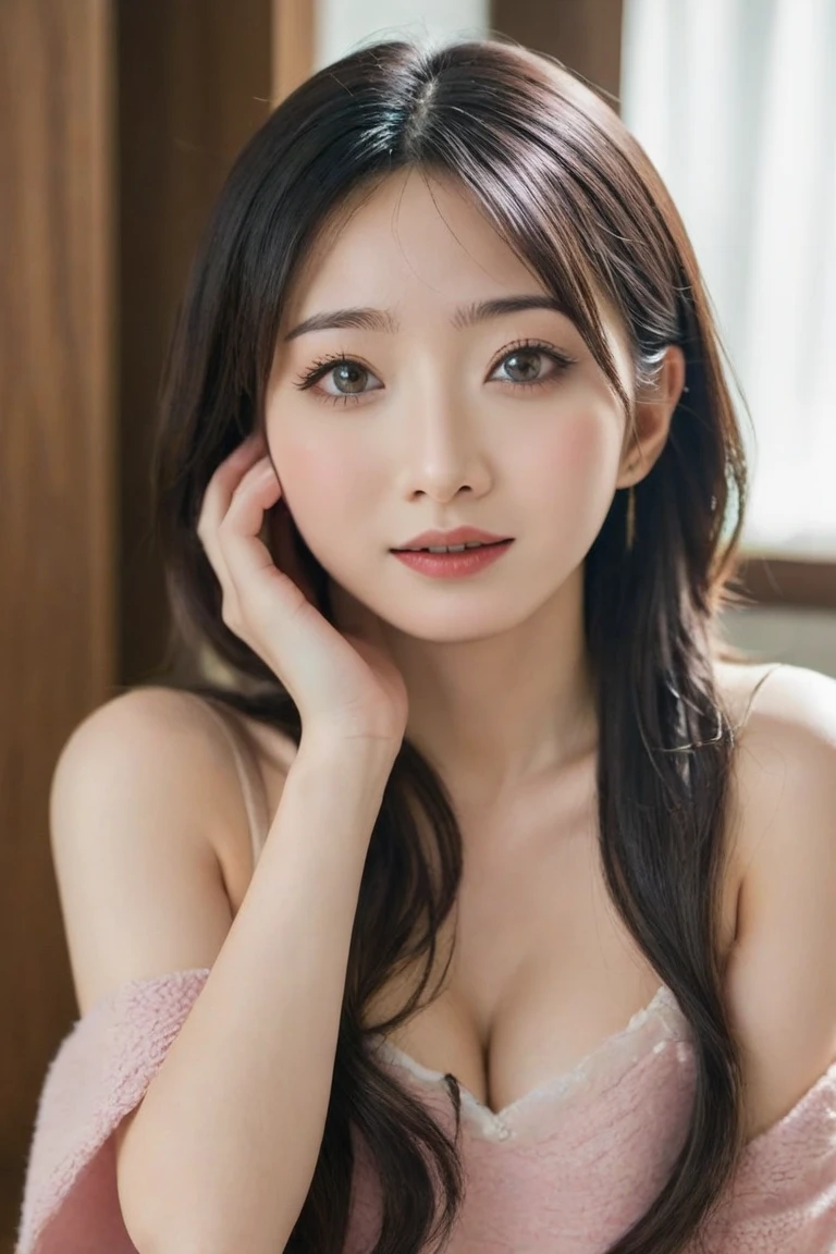 Close-up of a woman in a green dress posing for a photo., Gorgeous Chinese model, หญิงKorean girlที่งดงาม, beautiful south korean women, หญิงKorean girlที่สวยงาม, beautiful asian girl, Cute young man with a sweet Asian face, Chinese girl, Asian girl with long hair, The face of a beautiful Japanese girl, Korean girl, Cute girl - clear face, Japanese model, Beautiful Asian woman