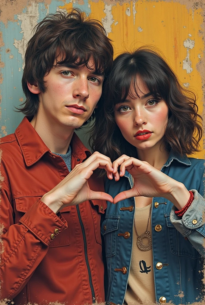 the most beautiful couple in latent space, color 35mm portrait, sweet romantic