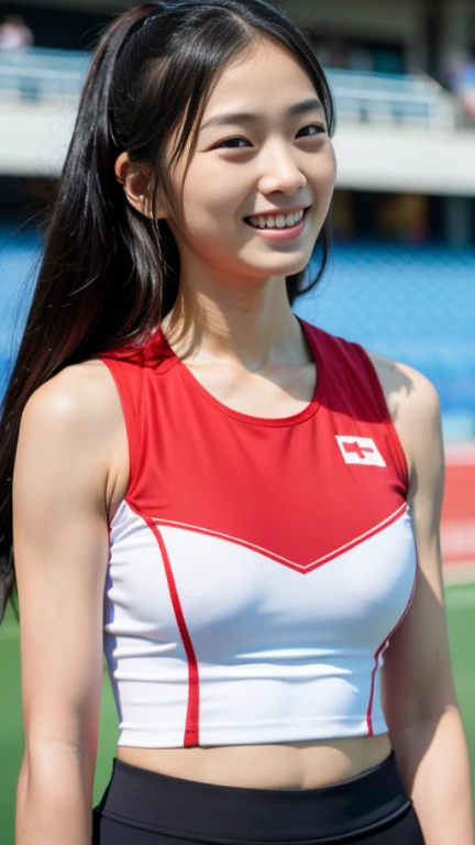Beautiful girl compete for sex at the Olympics .