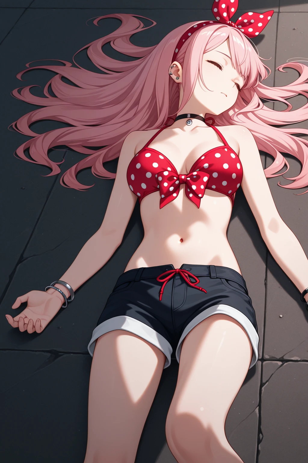 score_9, score_8_up, score_7_up,source_anime, high res image,masterpiece,best quality,girl,cute face,clear skin,zero_two,panties,armpit,