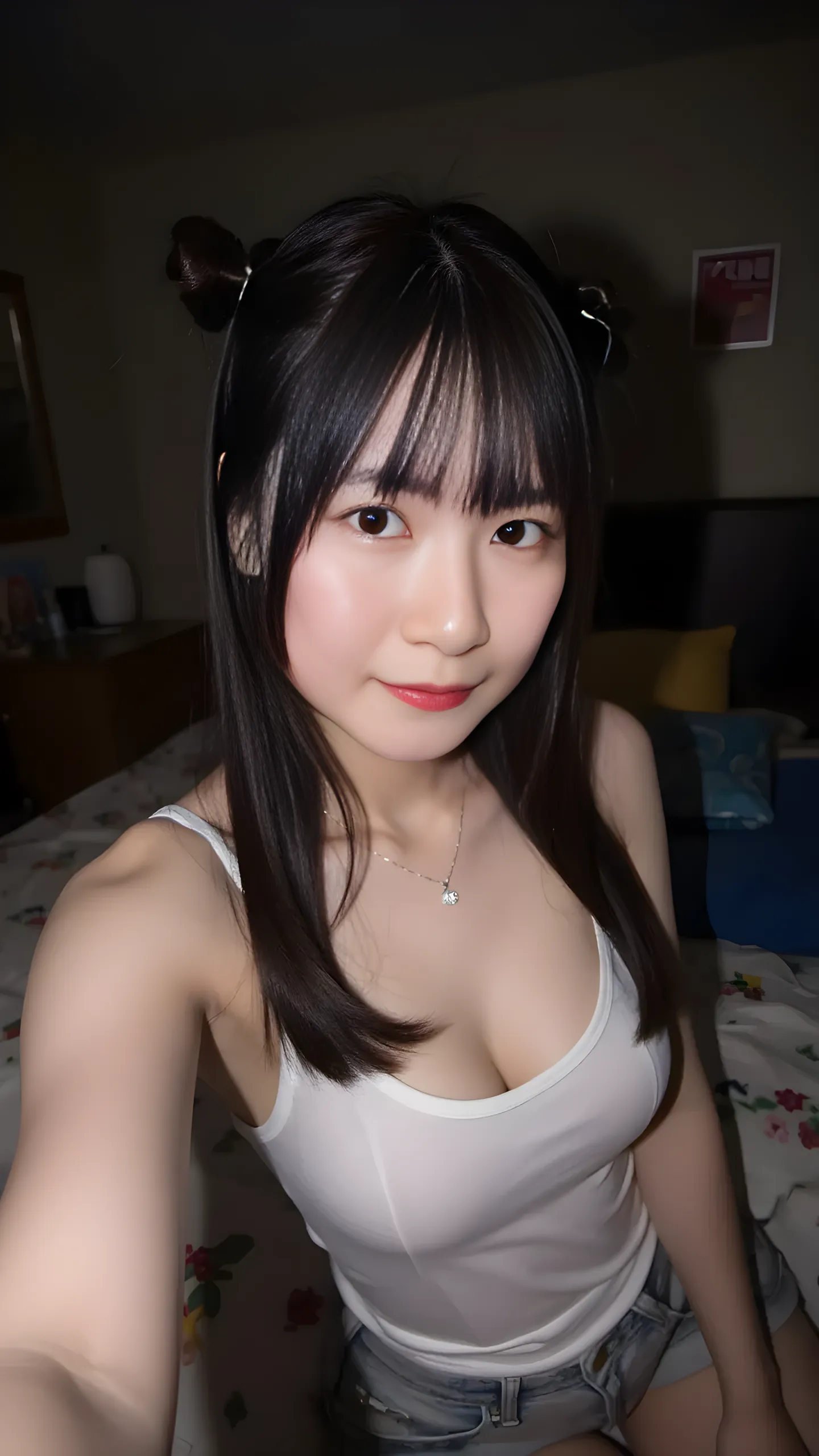 NSFW,((Sex between one girl and two boys)),Golden Bed Room,cute japanese girl,wetbody with water ,Bangs,Ponytail,shairband,Lots of necklaces,Beautiful abs,brawn hair,closed eyes、open mouth wide,earrings,bracelet,