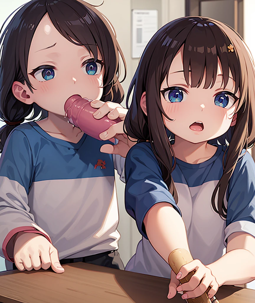 (baby:1.5), (absurdes, 8K, 4K, Tabletop, Extremely detailed:1.2), highest quality, Perfect Anatomy,Perfect Face,Look forward,High humidity,shortness of breath,High humidity,humid,blush, Black Hair, Hair ties, hair band, Outdoor, hair ornaments, Long Hair, Twin tails, (Sweaty:1.2), Embarrassing, (wet:1.2), (rain:1.2), (Oily skin:1.1), Nude, Browsing Caution, In the city, on the road, In the crowd, convenience store, (Very short stature:1.5), (cum body:1.6), (Two little girls are kissing each other:1.5), (Both eyes closed:1.3), A happy smile, (night:1.2), (surrounded by a group of old people:1.8), (orgasm:1.6), (Little girls sitting side by side:1.3), (She is masturbating the penis in front of her.:1.5), (how does it:1.5)