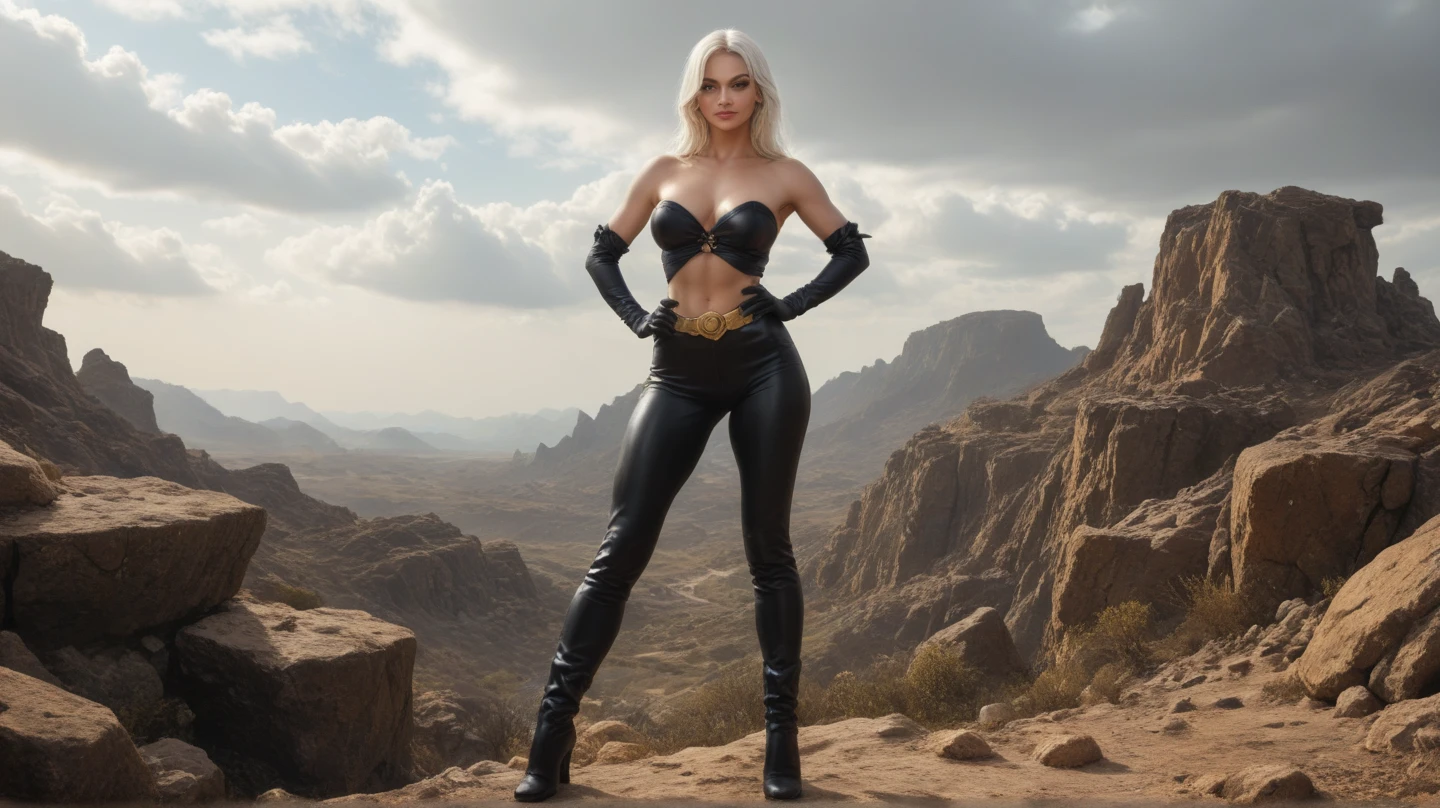 a photoshoot of LADY GAGA in a fantastic pose wearing a futuristic silver armor full of glamour wearing VERSACE sunglasses, inspirado em Sindel MORTAL KOMBAT, (no topo do letreiro de Hollywood: 1.3), ultra-detalhado, realista, 8k, (melhor qualidade, obra-prima: 1.4)