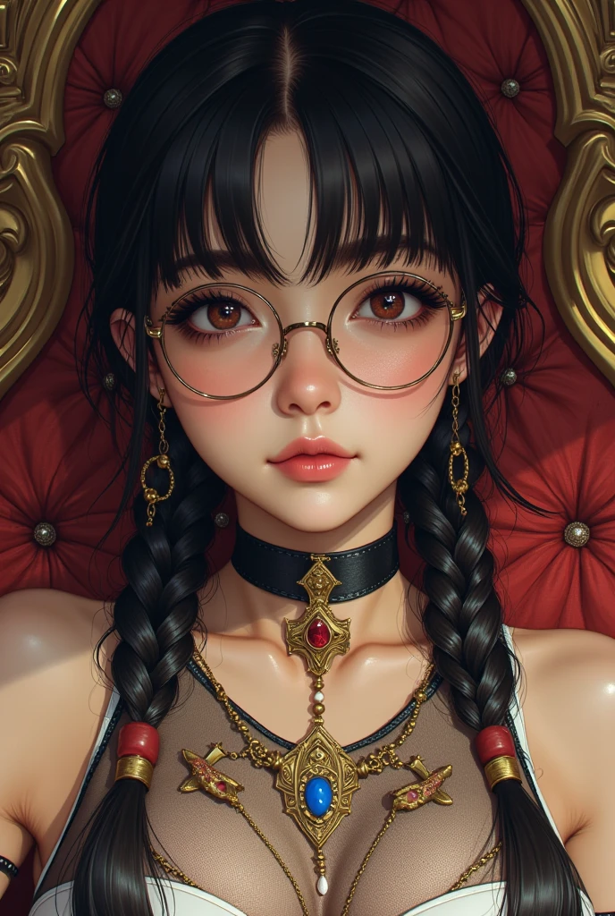 (best quality,4k,highres,masterpiece:1.2),ultra-detailed,realistic,photorealistic:1.37,studio lighting,professional,vivid colors,bokeh,beautiful detailed eyes,beautiful detailed lips,extremely detailed eyes and face,longeyelashes,high fashion,glamorous appearance,sultry expression,alluring pose,gorgeous lighting,glossy hair,dramatic makeup,luminous complexion,voluptuous figure,classy outfit,exquisite jewelry,sexy portrait
