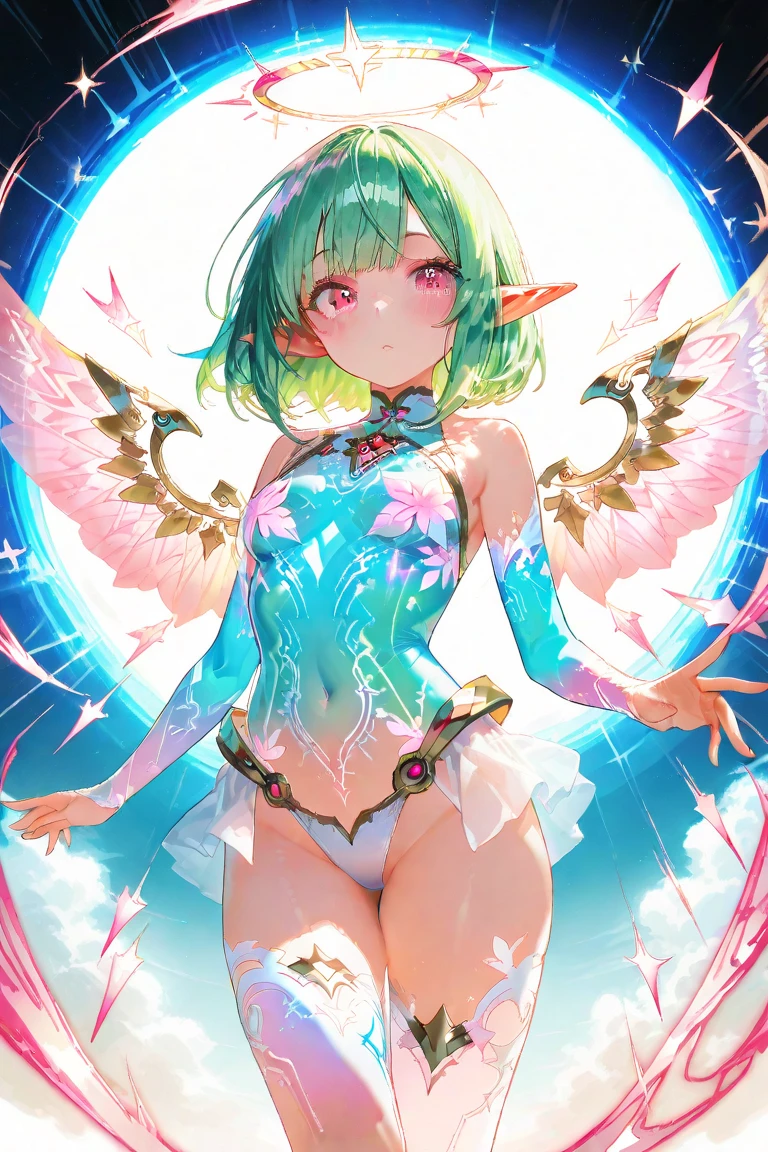 (official art, beautiful and aesthetic:1.2), (1girl:1.3),(fractal art:1.1),(colorful:1.1)(huge boobs:1.4),highest detailed,(zentangle:1.2), full body, sexy body, dat ass, tight bikini (abstract background:1.3), (shiny skin),