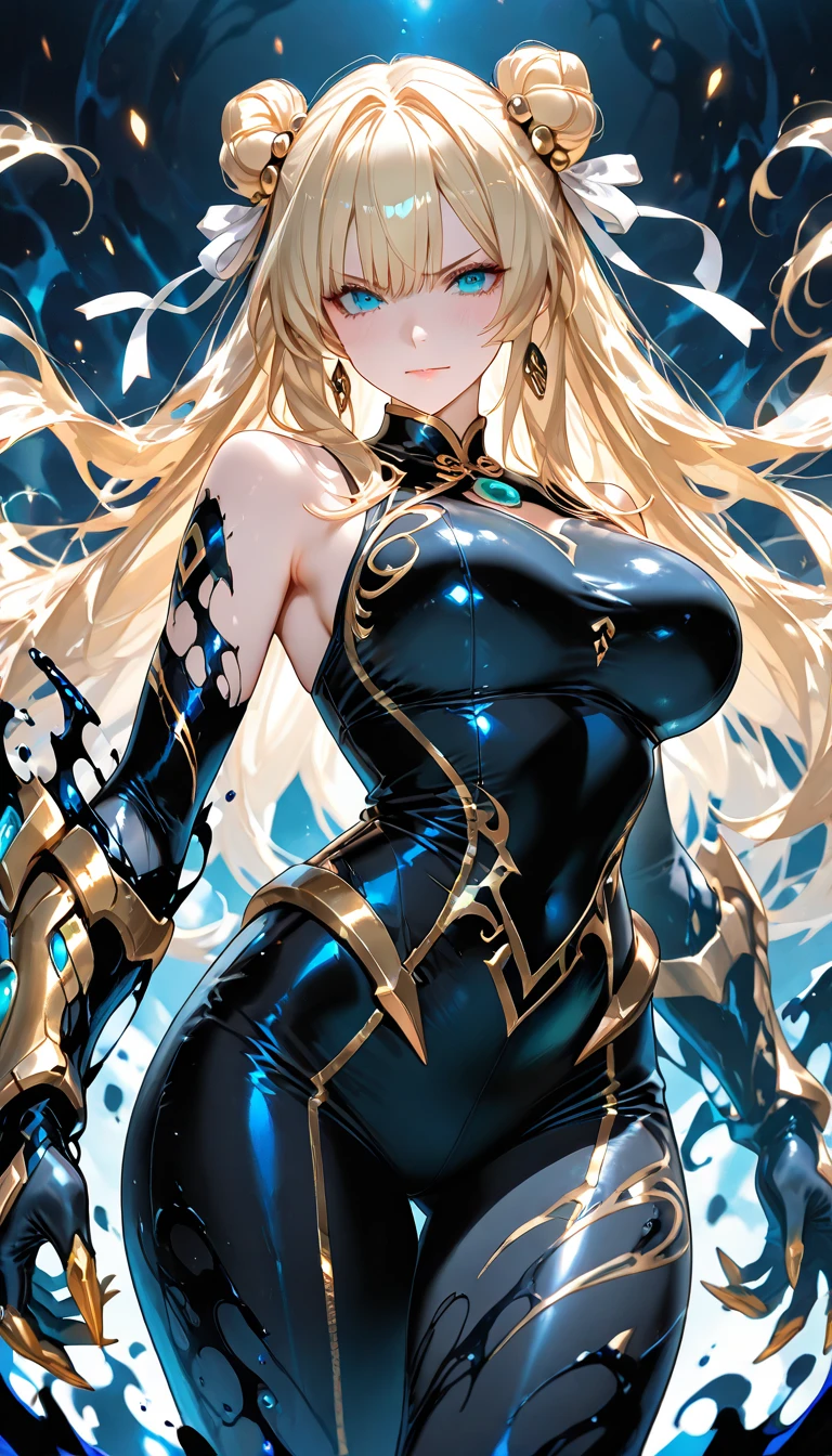China dress、big breasts、pinch one'chest of、sexy、sex、open your legs、Twine bread、masterpiece、highest quality、8K.