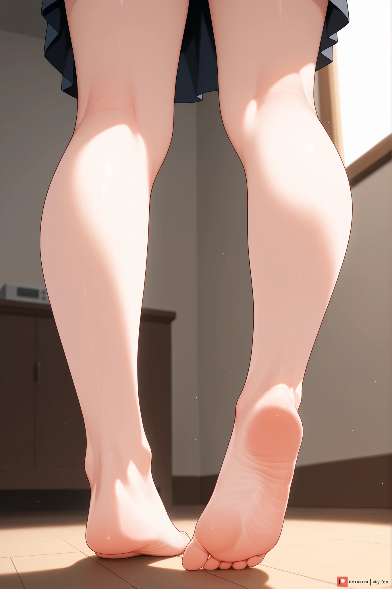 a sexy yaoyorozu in white thigh-high socks, revealed breasts, nude body, hot, ripped clothes, sexy pose, sitting in UA dorms background, ultra-detailed, 8k, high quality, photorealistic, dramatic lighting , close up 