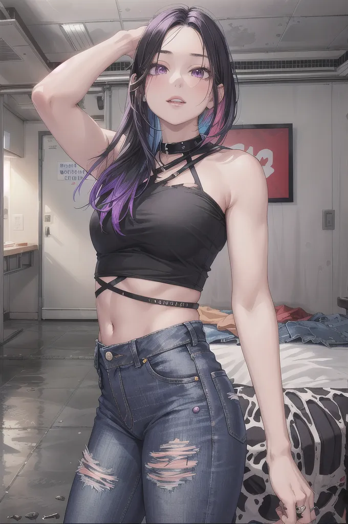 maganechikujouin, magane chikujouin, long hair, purple hair, braid, single braid, (hair over one eye:1.5), (yellow eyes:1.3), smile, grin,
BREAK skirt, thighhighs, gloves, jewelry, , earrings, serafuku, black gloves, black thighhighs, necklace, zettai ryouiki,
BREAK outdoor, city, night, sky, buildings, moon, clouds,
BREAK looking at viewer, (cowboy shot:1.5),
BREAK (masterpiece:1.2), best quality, high resolution, unity 8k wallpaper, (illustration:0.8), (beautiful detailed eyes:1.6), extremely detailed face, perfect lighting, extremely detailed CG, (perfect hands, perfect anatomy),