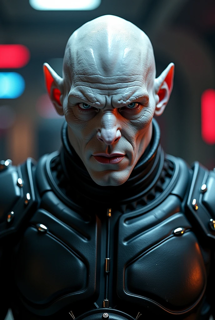 an alien in a spaceship , ((close up, face, scary, horror, demonic, highly detailed, best quality, masterpiece)), raw, 8k uhd, smiling, flashlight, <lora:flashlightphoto_v1.5a:1> <lora:epi_noiseoffset2:1> <lora:bodhor:1>