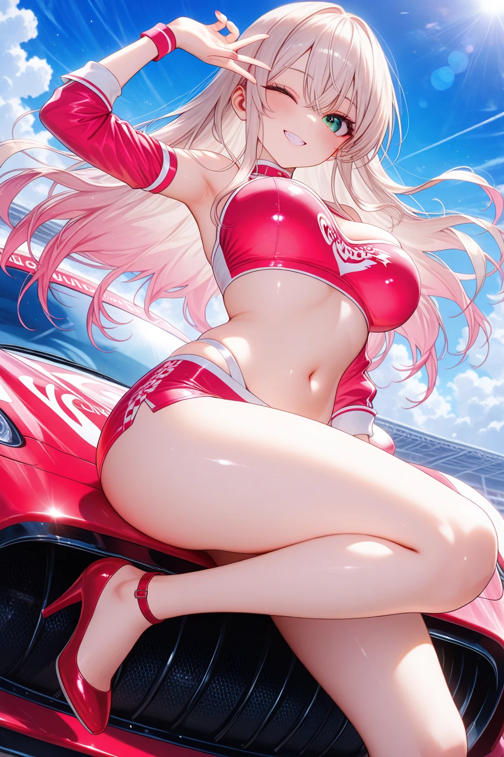 best quality,8K,high school girl,zippered 海,track jacket,smiling,gravure idol,Model,beautiful girl,down hair,alluring Multiple girls are depicted,uniform,cardigan,blazer,uniformにリボン,girl,masterpiece,highest masterpiece,long hair,perfect face,big bust,cleavage,erotic cute,sexy girl),Angelic cute girl,Naughty Girls,Too beautiful girl,Future Fashion,Cutting-edge fashion,Model,Full body image,perfection,Colorful