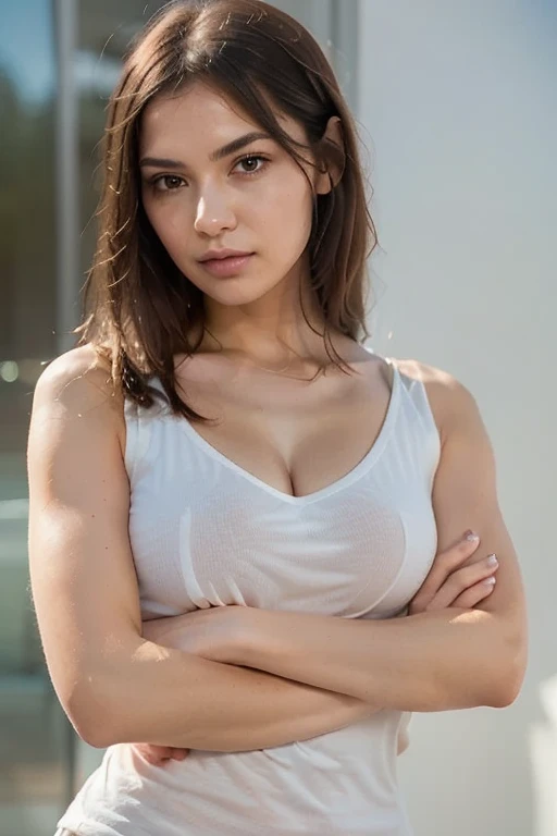 Thin arms vs strong arms female (biceps)