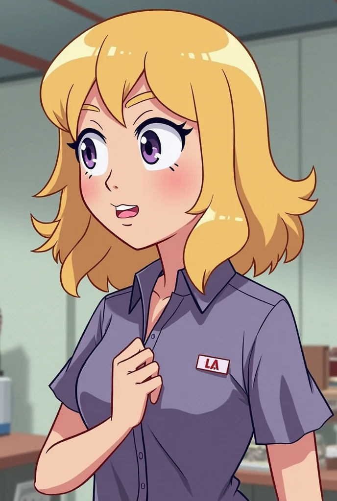 Expressiveh, egirlthot, chibiIcon, , score_9, score_8_up, score_8, (top quality,8k wallpaper),(masterpiece,best quality:1.2), ((source_anime, anime)), 1girl, , goat pupils, ((blonde hair, long hair, )), old, mother, milf, nurse , ,, tan skin, makeup, tan skin, saggy breasts, amused eyes, amused smile, , , wide eyes, jealous, jealousy, very jealous, yandere, nurse, nursing, medic, , , blonde eyebrows, indoors, , , egirlthot, , obsessive, , black mascara, black eyeliner, yellow eyes, , , Goth girl, egirlthot, , , big sister, , large eyes, beauty mark, , giggling, laughing, leaning , , athletic , long fingernails,s1z3d1ff_t4lk, taller girl, standing, legs straight, bent forwards, arched back, hands on knees, , [[from below]:0.5], pov, eye contact, chibi, icon, cartoon,