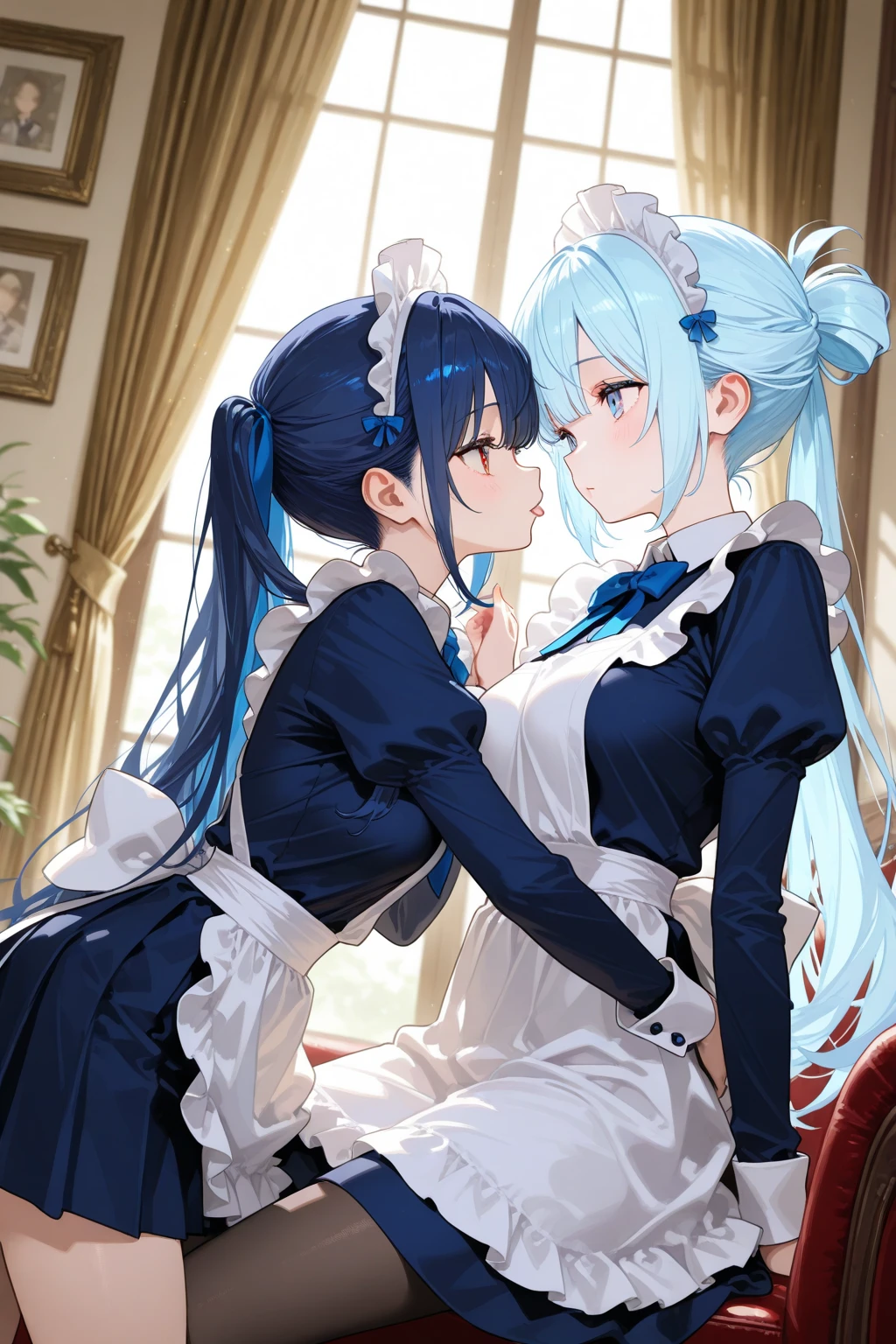 score_9, score_8_up, score_7_up, score_6_up, source_アニメ, highest quality, masterpiece, side view, 1girl and 1boy, (1boy femnin, otokonoko, femboy, long hair), futa is male, futa is bigger, femdom, forced, uncensored, AS, 金髪のふたなりPrincessに女装Maidがアナルを犯されている, Fantasy,Princess,Maid, palace, Crossdresser, Futanari no Woman, anal sex