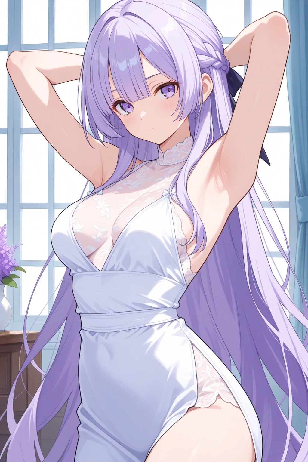 {{{{{16k,Ultra High-resolution realistic romantic nudity photos of a nude neat virgin girl as pretty as a actress in sunny glass field, she is so ashamed, so embarrassed, so humiliated, The way she embarrassed herself is adorable, The more shy she is, the smaller and cuter her face becomes}}}}},{{Extremely detailed}},{{{{{dye her cheeks flush and integrated her face pretty small, thick lips, Enchanting thick gross idol's Lips}}}}},{{{{{the best glossy bang neat long, voluminous hair}}}}},{{{{{the more her bodyline and transform into a pretty girl, her bare bodyline and weist are more and more curvier and softly, Injecting her with hormones to make her body, hair, bodylines neat, Her waist so thin, All her shame turns to purity}}}}},{{{{{The more shy she gets, the more her tits droop and the droopier they get, and that's even more embarrassing}}}}},{{{{{She's given hormones that make her even more embarrassed, so embarrassed that she cowered and unable to control the sexual voice that comes out on its own, couldn't even open her eyes, irradiate rays of light that eroticize both body and soul, eroticism of her sexy, attractive, squeezing and moaning in her turns her hair a lewd color unthinkable from her usual purity, even her masturbation is pure saint neatness and she masturbates cutely, The bigger her tits get, the thinner her bare waist gets, tits that have grown disproportionately large for their age, Puffy tits with deep cleavage and a larger nipped-in bare waist area, nipples dyed cutely girly colored}}}}}