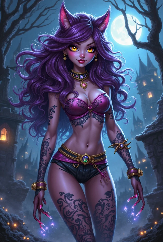 Witch r***** Hot 2D in short clothes