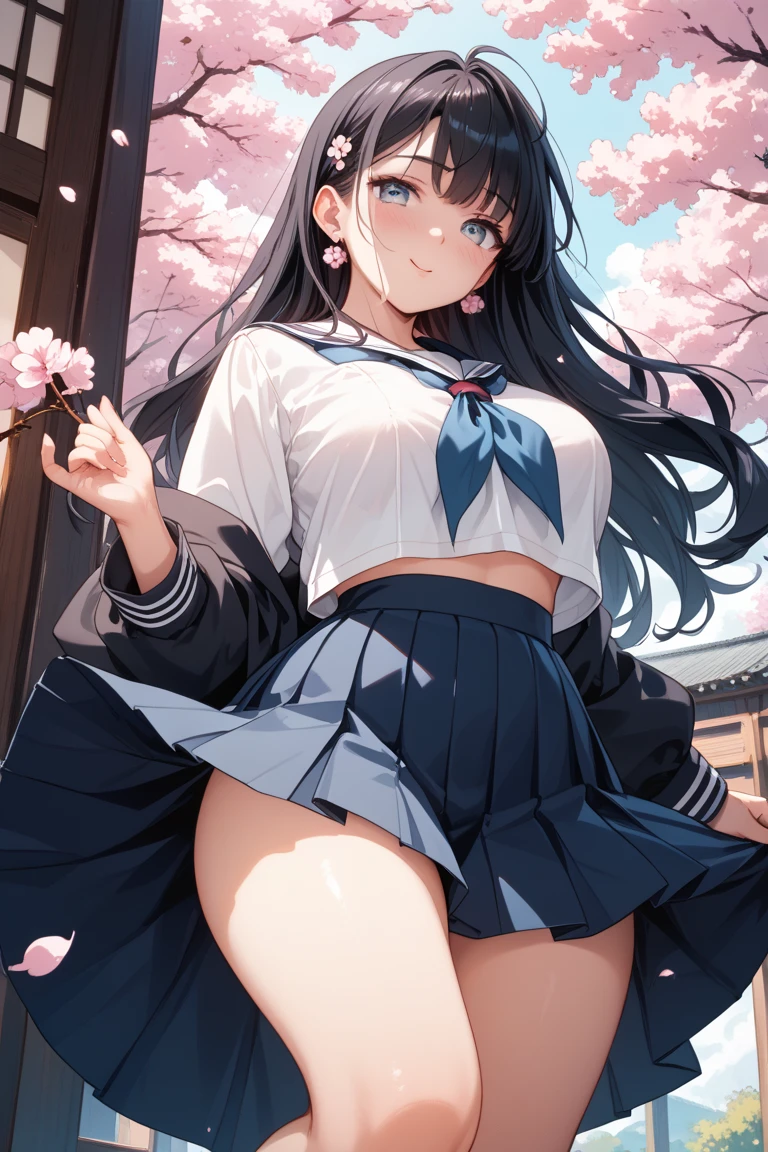 Beauty、university student、university campus、one piece、Tight Skirt、panty visible、meaty、turn your butt