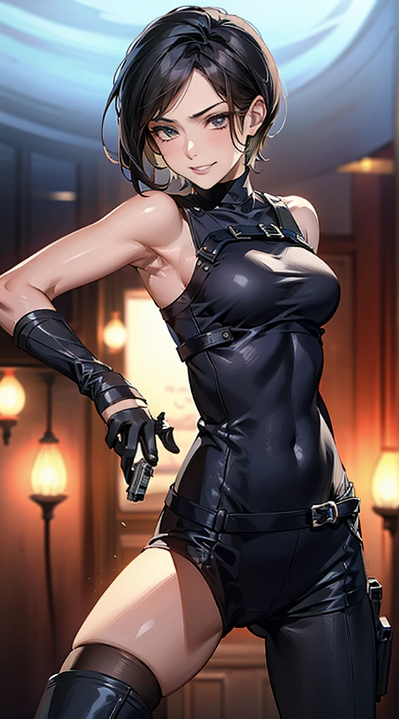 (random boyish fashion),(random pose),(random hairstyle),(large breasts:1.5),(Highest image quality, (8K), Ultra-realistic, Best Quality, High quality, High Definition, high quality texture, high detailing, Beautiful detailed, fine detailed, extremely details CG, Detailed texture, realistic representation of face, masterpiece, presence)