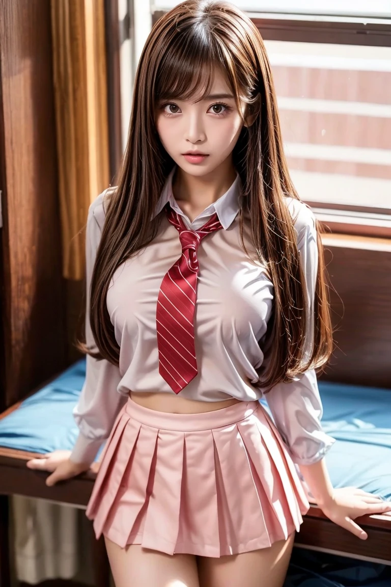 ((beautiful anime eyes with fine detail)), realistic skin, (intricate details), best lighting, depth field, ((ultra high resolution, high res)), {highres}, {{very fine 8KCG wallpapers}}, {{very precise detailed}}, ((((masterpiece)))), ????? flesh rods, nsfw, vaginal,???, 1girl,teenager, (Blushing expression:1.5), smile,open mouth, nsfw, (spread pussy:1.3),(pussy wet with sperm:1.4),(exual arousal:1.7), ((japanese uniform)), nsfw,(shirt lift myself),((showing nippls)),((uniform mini skirt)), (wind lift:1.5),(tie),black socks, (mirror,smartphone,selfie)